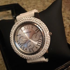 BEBE Watch White